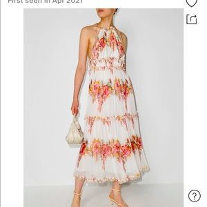 Zimmerman white flowy dress. New without tags. Great for spring and summer